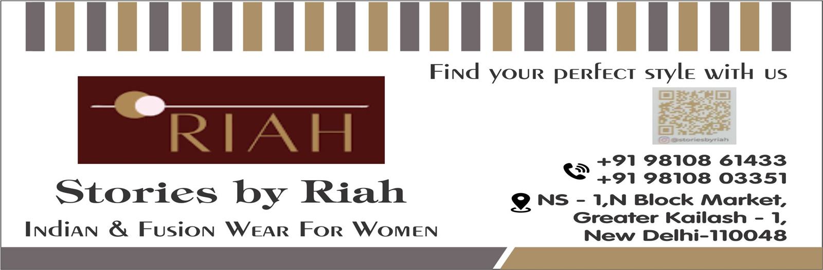 RIAH STORIES by Riah (GK Designer Wear)